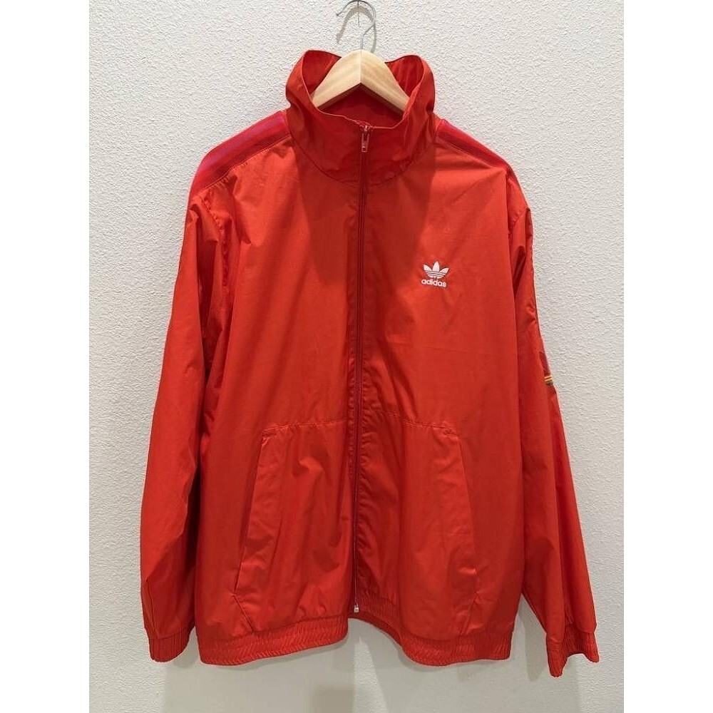 Adidas Originals 3D Trefoil Track Jacket Active Red Windbreaker XL GE6248